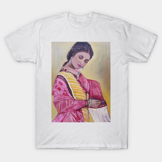 Indian woman T-Shirt by Chrisprint74